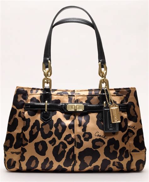 cheetah coach bag